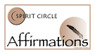 Spirit Circle Affirmations Card