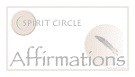 Spirit Circle Affirmations Card