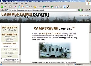 Campground Central screen shot