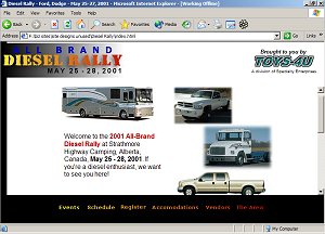 2001 Strathmore Diesel Rally screen shot